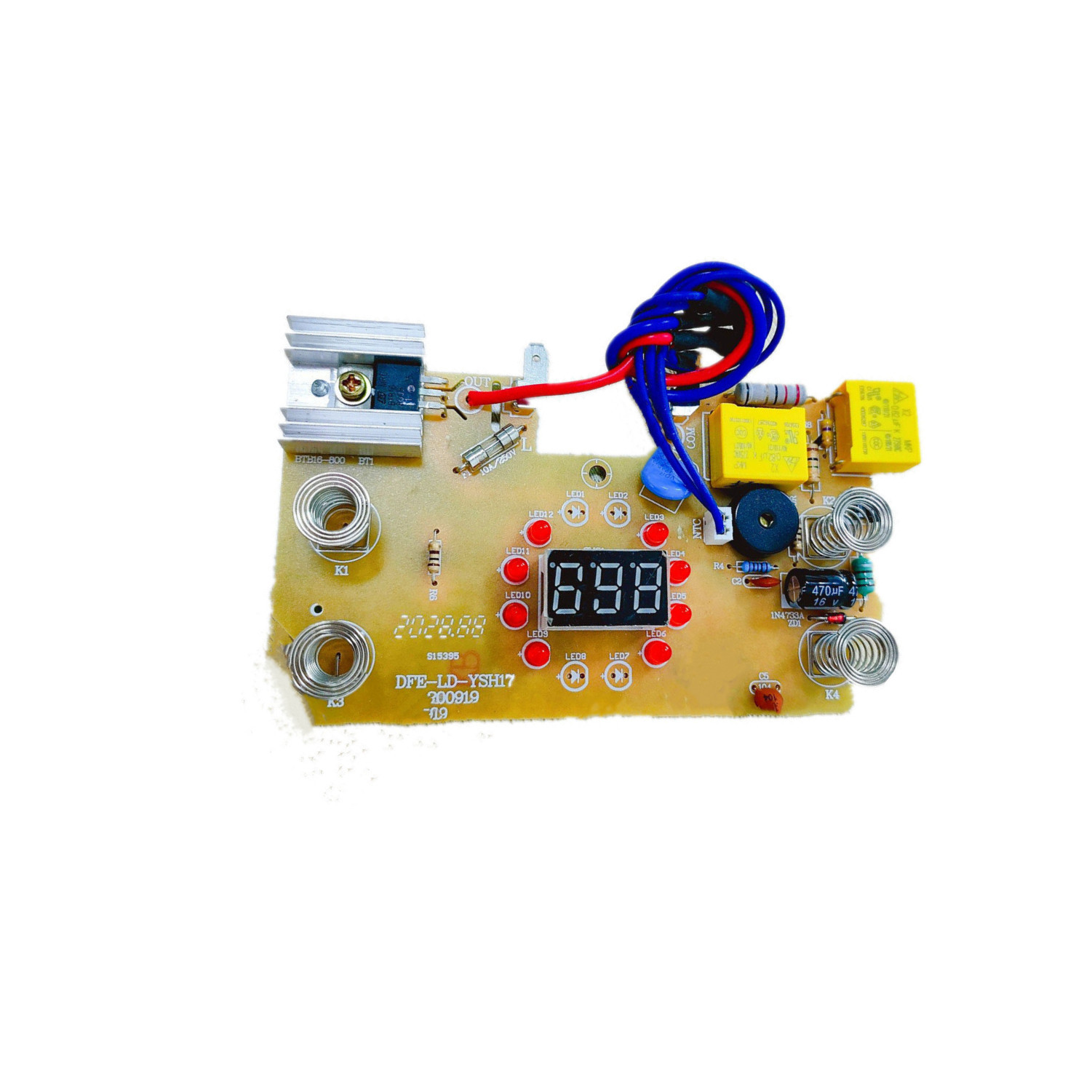 深圳便捷智能电水壶控制板方案开发设计 养生壶PCBA线路板来图做样